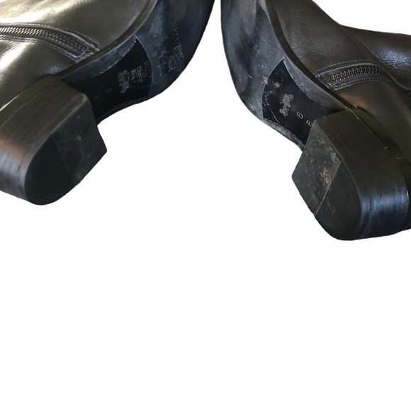 Coach Montana Butter Soft Leather Black Booties Sz.6B Fall Boots Pointy Toe - Picture 8 of 8